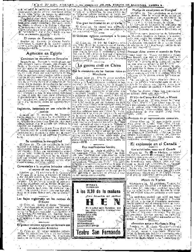 ABC SEVILLA 23-02-1946 página 8