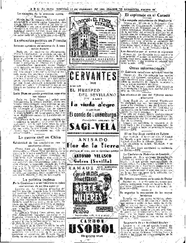 ABC SEVILLA 24-02-1946 página 19