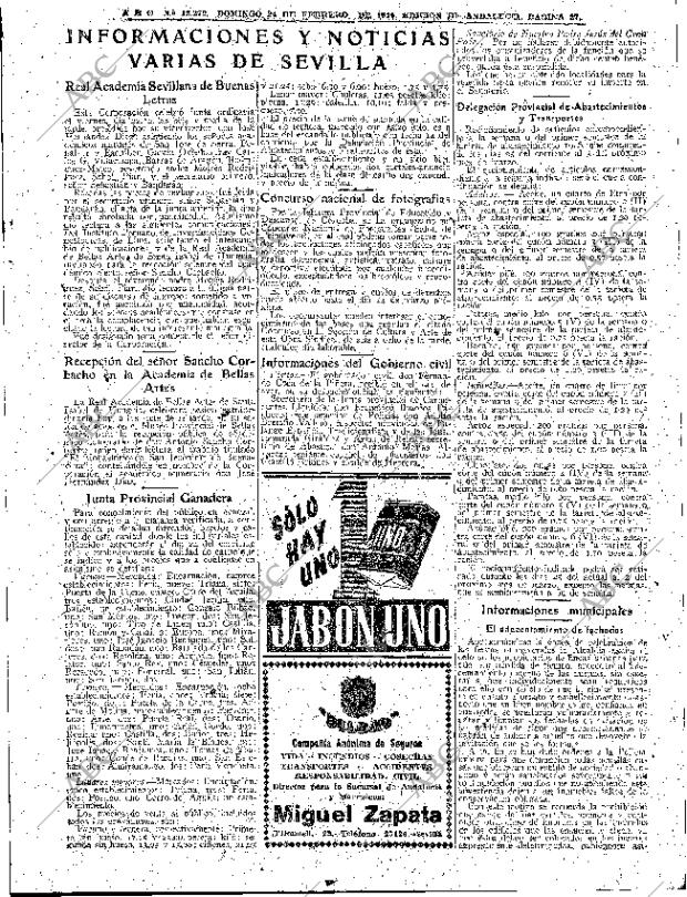 ABC SEVILLA 24-02-1946 página 27