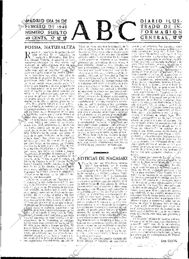 ABC MADRID 26-02-1946 página 3