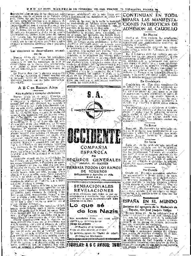 ABC SEVILLA 26-02-1946 página 20