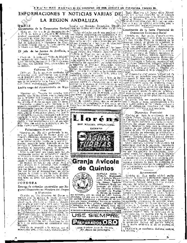 ABC SEVILLA 26-02-1946 página 25