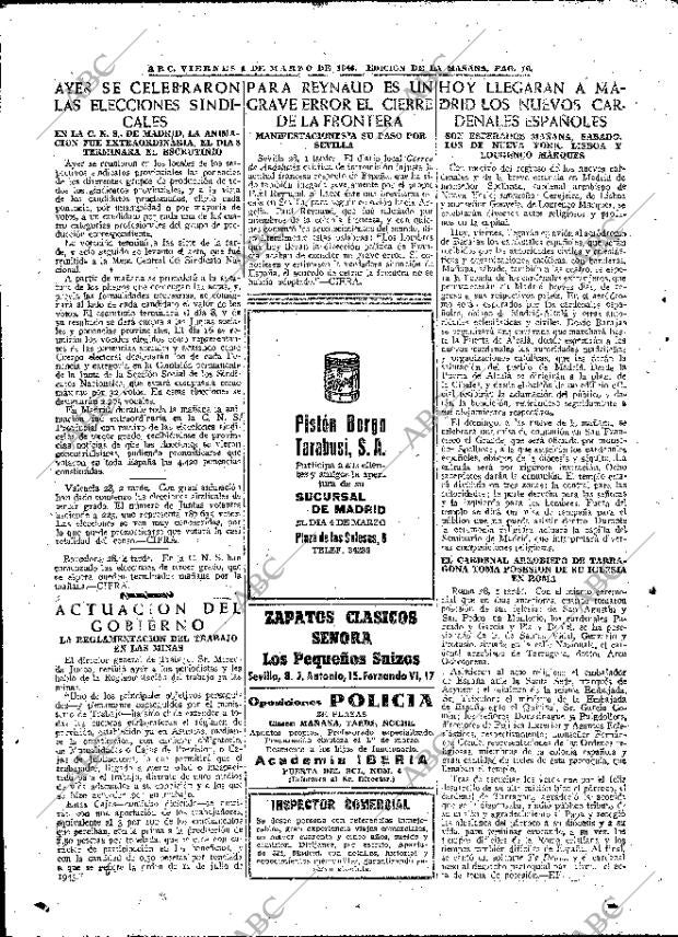 ABC MADRID 01-03-1946 página 16