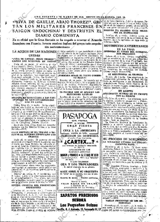 ABC MADRID 01-03-1946 página 19