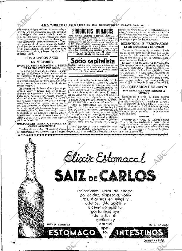 ABC MADRID 01-03-1946 página 20