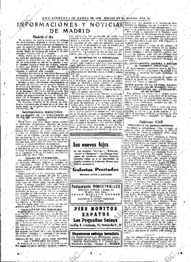 ABC MADRID 01-03-1946 página 23