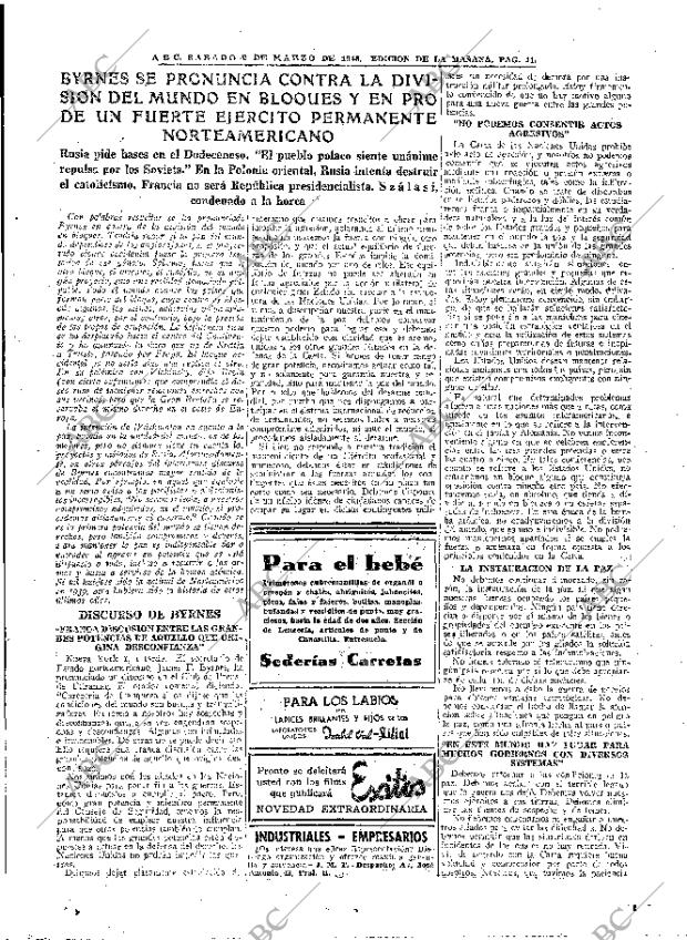 ABC MADRID 02-03-1946 página 11