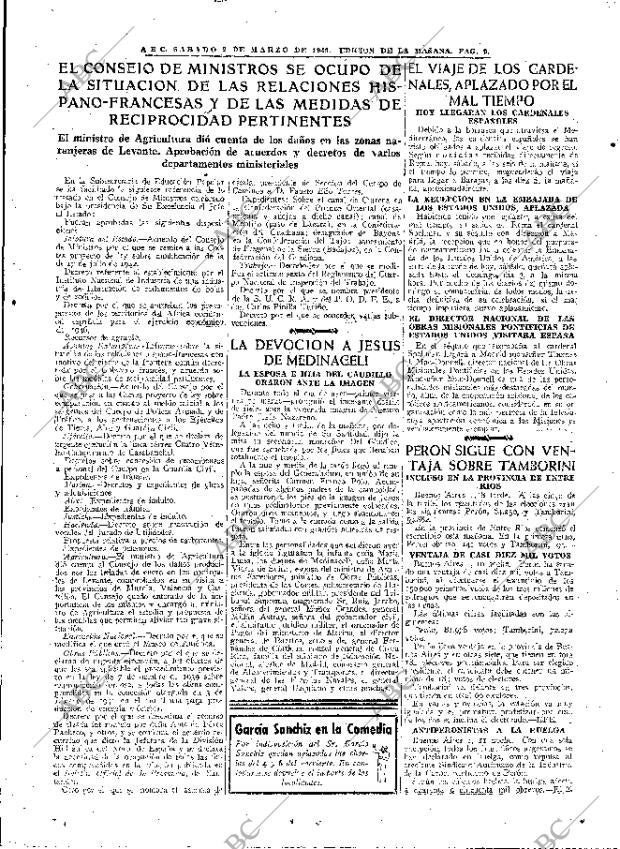 ABC MADRID 02-03-1946 página 9
