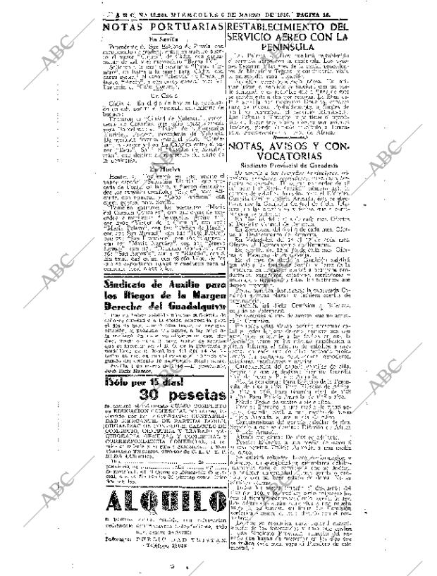 ABC SEVILLA 06-03-1946 página 16