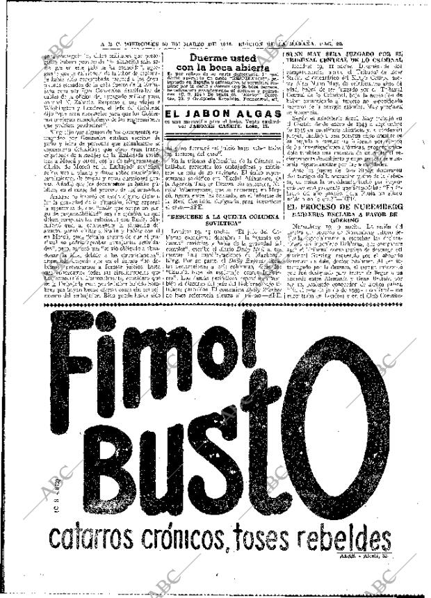 ABC MADRID 20-03-1946 página 20