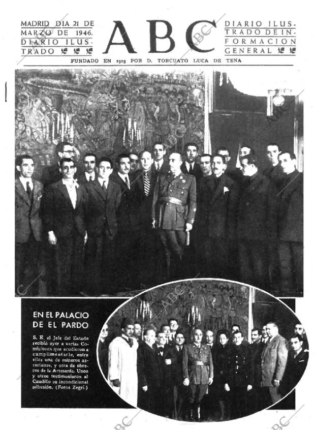 ABC MADRID 21-03-1946 página 1