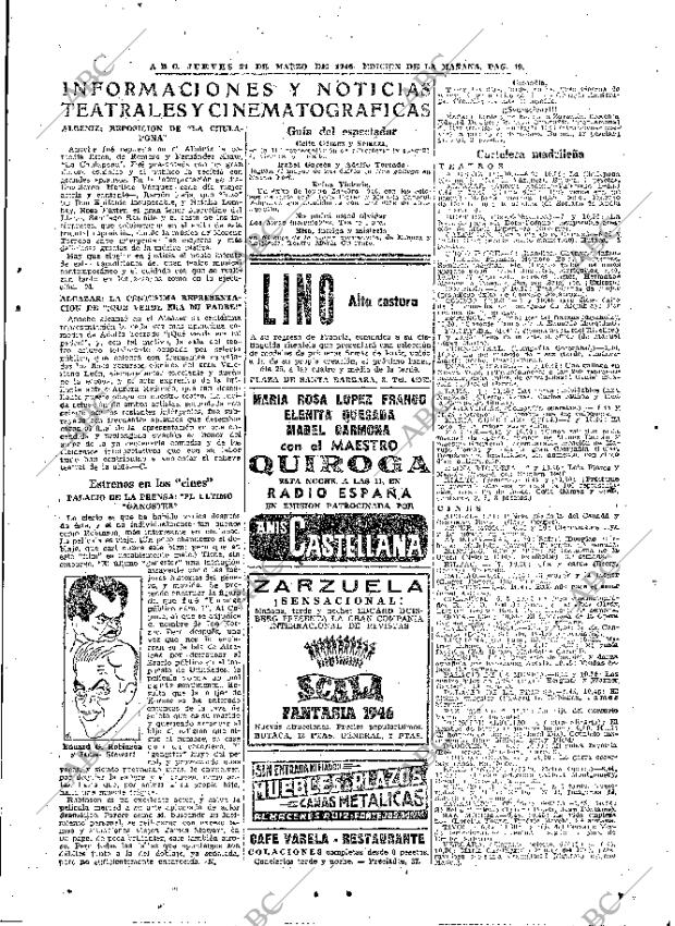 ABC MADRID 21-03-1946 página 19