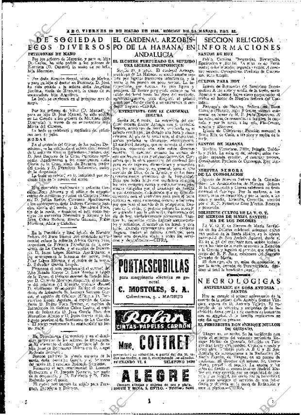 ABC MADRID 22-03-1946 página 22