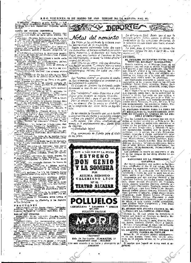 ABC MADRID 22-03-1946 página 27