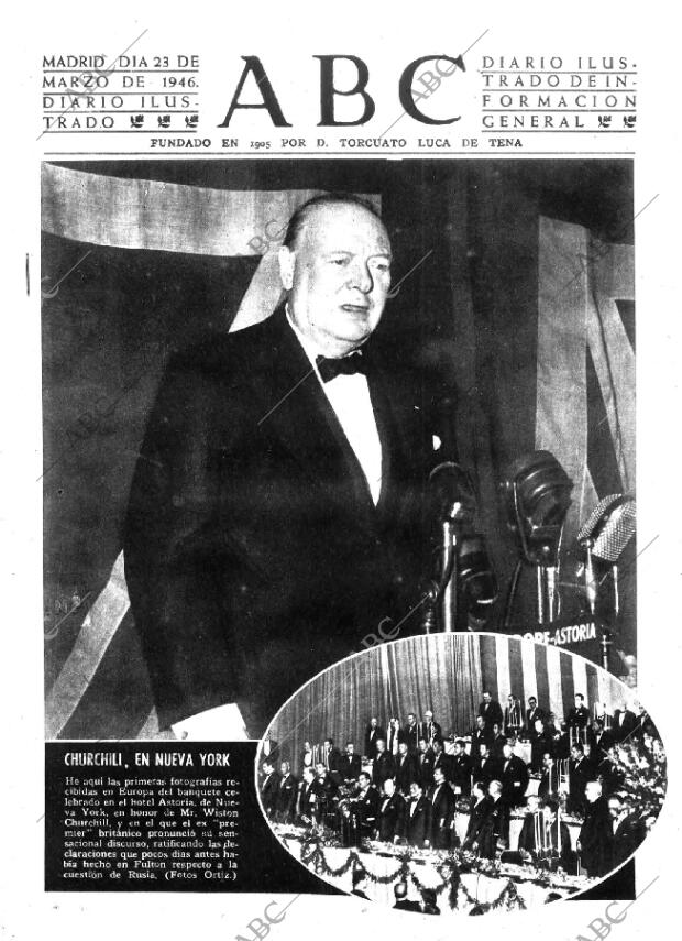 ABC MADRID 23-03-1946 página 1