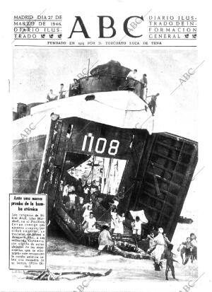 ABC MADRID 27-03-1946 página 1