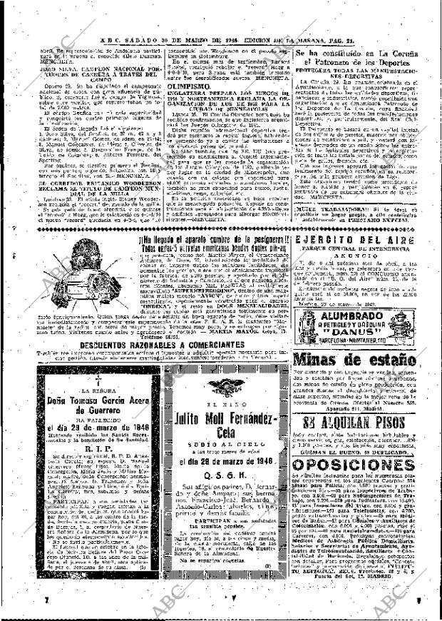 ABC MADRID 30-03-1946 página 21