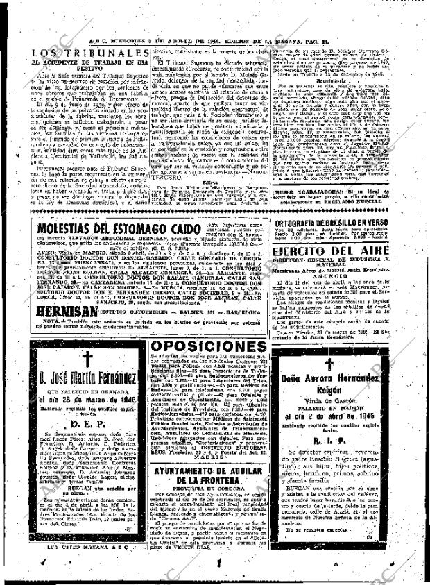 ABC MADRID 03-04-1946 página 21