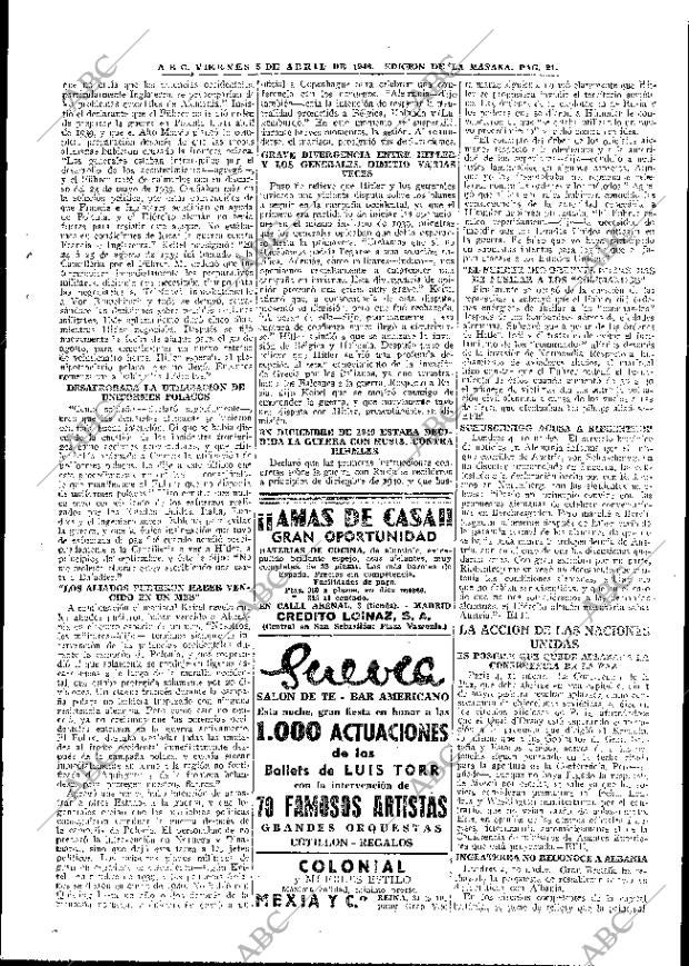 ABC MADRID 05-04-1946 página 21