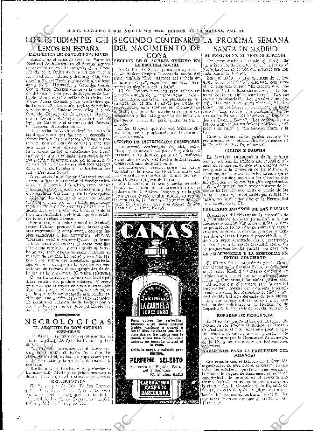 ABC MADRID 06-04-1946 página 14