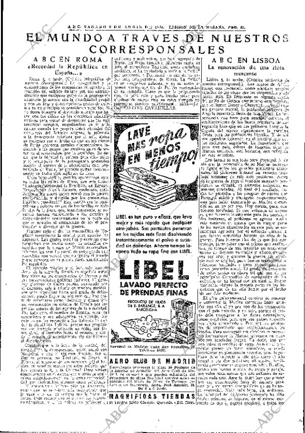 ABC MADRID 06-04-1946 página 15