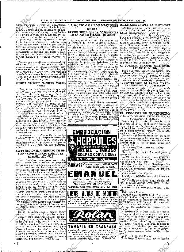 ABC MADRID 07-04-1946 página 28