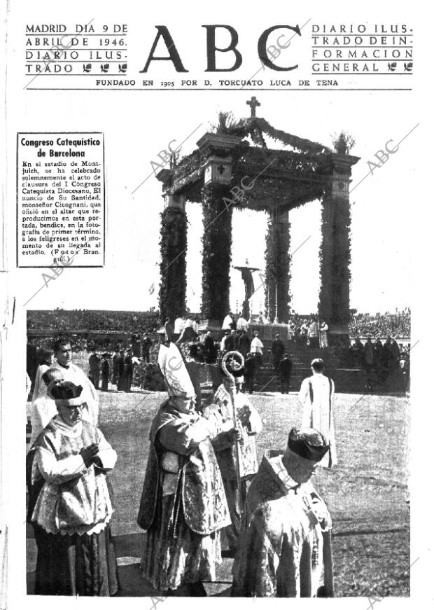 ABC MADRID 09-04-1946 página 1