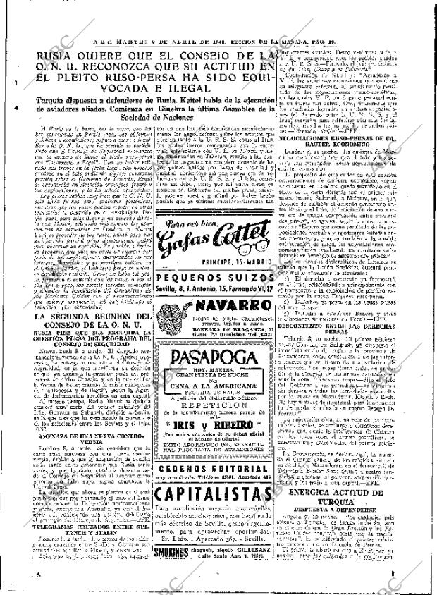 ABC MADRID 09-04-1946 página 19