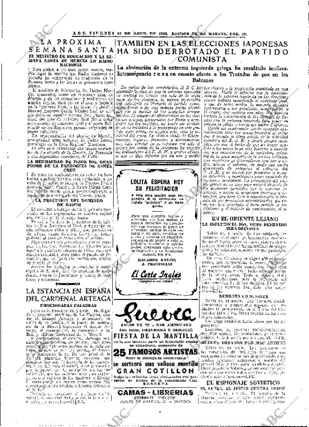 ABC MADRID 12-04-1946 página 17