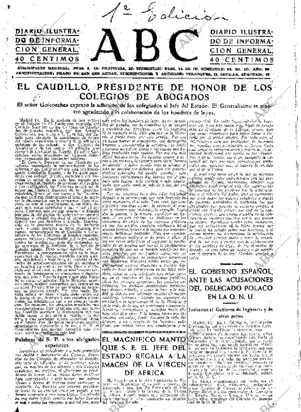 ABC SEVILLA 16-04-1946 página 1