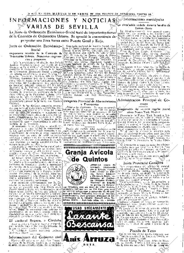 ABC SEVILLA 16-04-1946 página 11