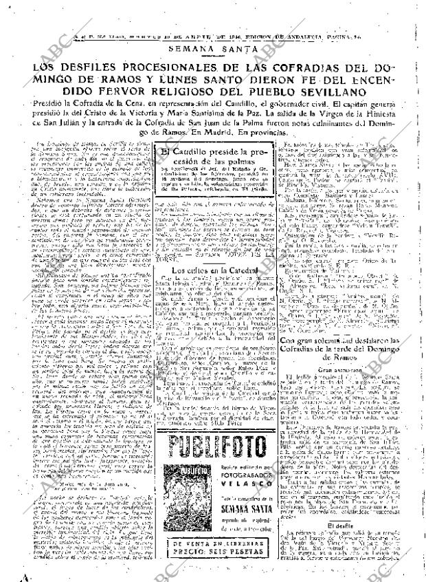 ABC SEVILLA 16-04-1946 página 3