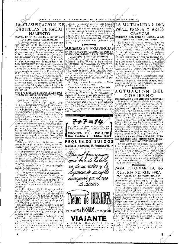 ABC MADRID 18-04-1946 página 27