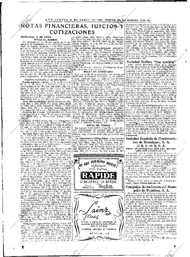 ABC MADRID 18-04-1946 página 28