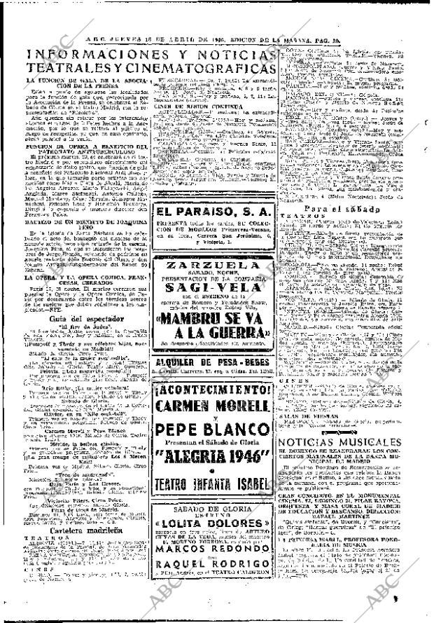 ABC MADRID 18-04-1946 página 30