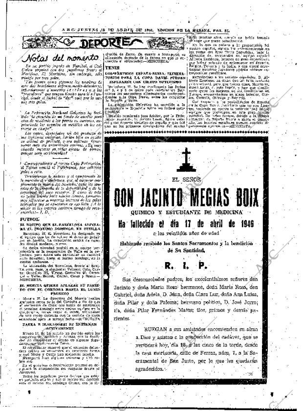 ABC MADRID 18-04-1946 página 31