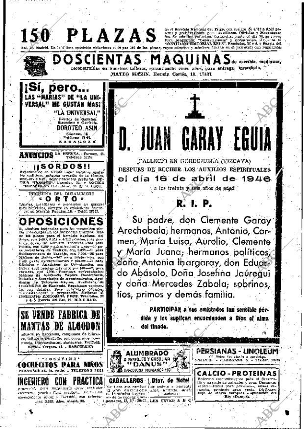 ABC MADRID 18-04-1946 página 33