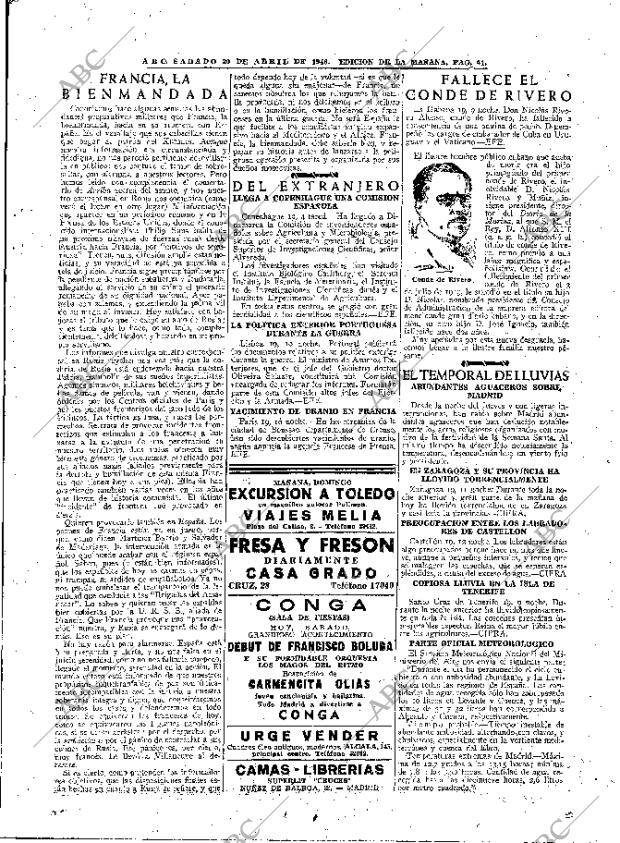 ABC MADRID 20-04-1946 página 41