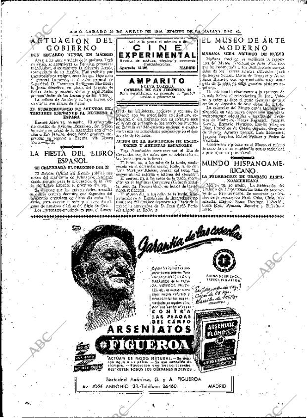 ABC MADRID 20-04-1946 página 42