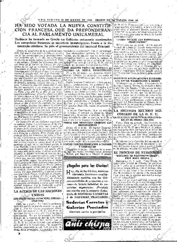ABC MADRID 20-04-1946 página 49