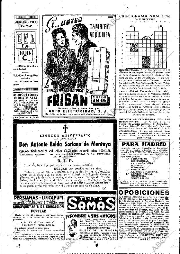 ABC MADRID 21-04-1946 página 41