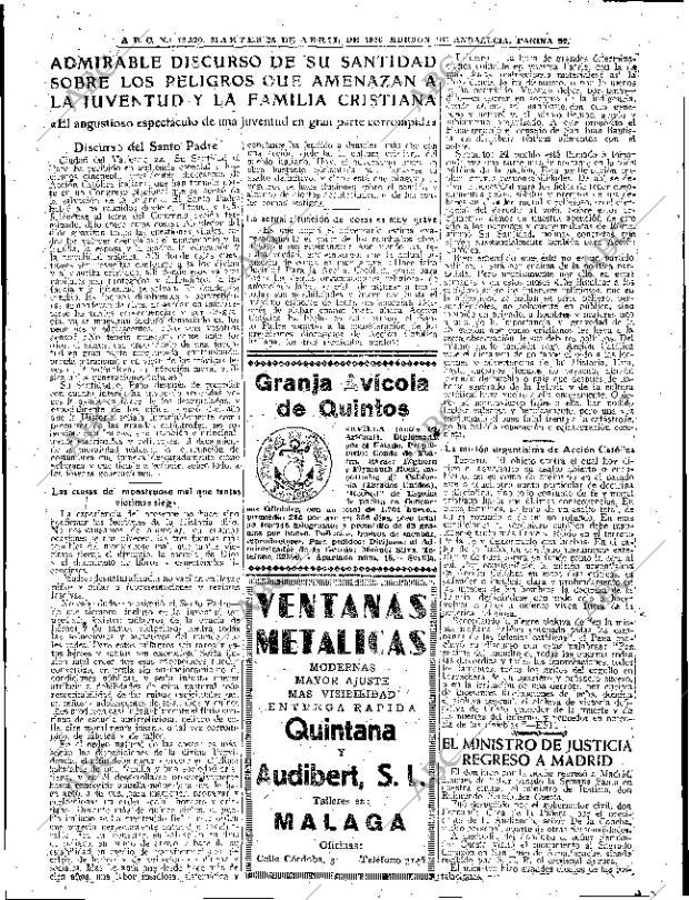 ABC SEVILLA 23-04-1946 página 20