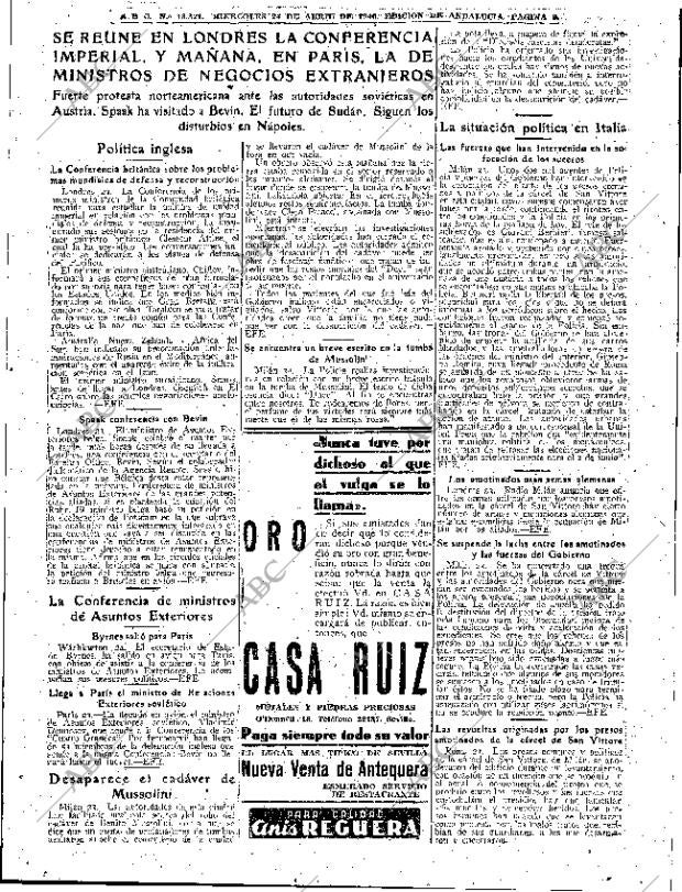 ABC SEVILLA 24-04-1946 página 7