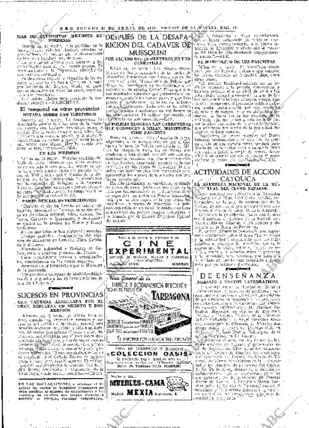 ABC MADRID 25-04-1946 página 16