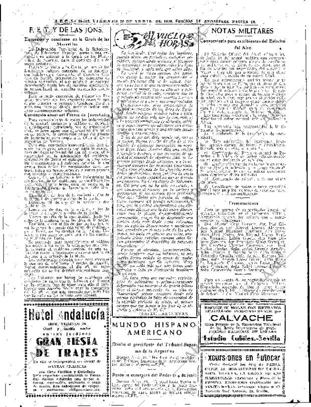 ABC SEVILLA 26-04-1946 página 14