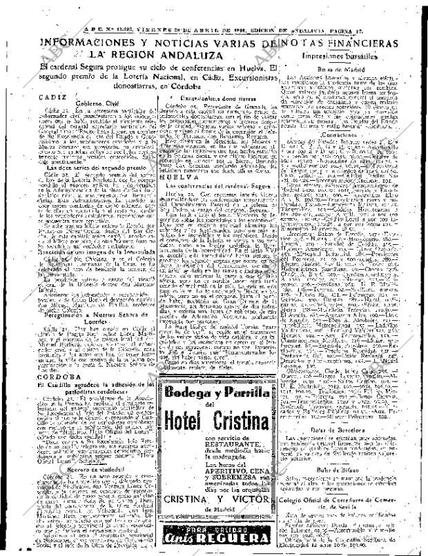 ABC SEVILLA 26-04-1946 página 17