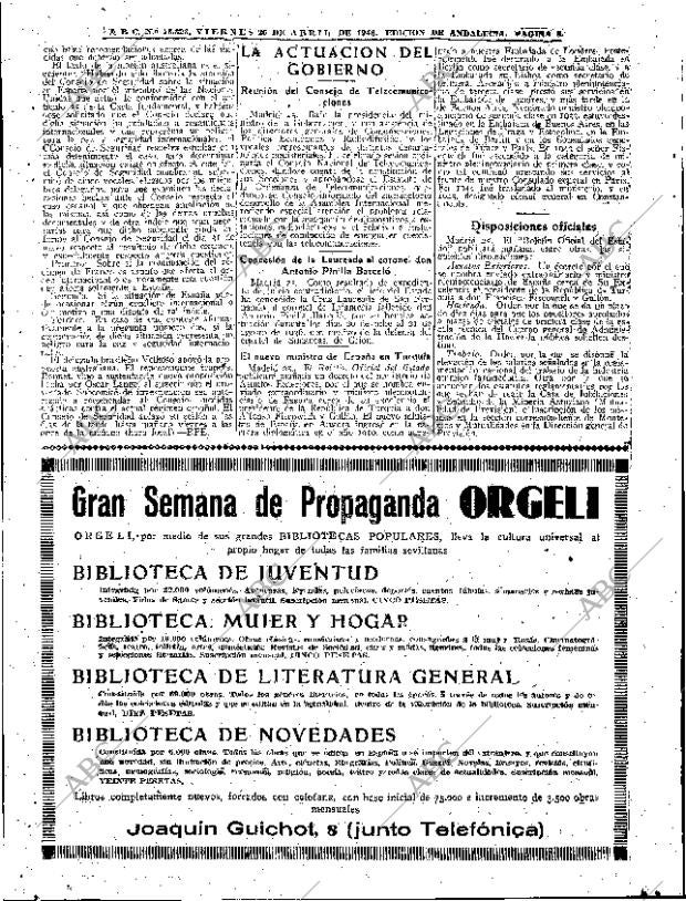 ABC SEVILLA 26-04-1946 página 8