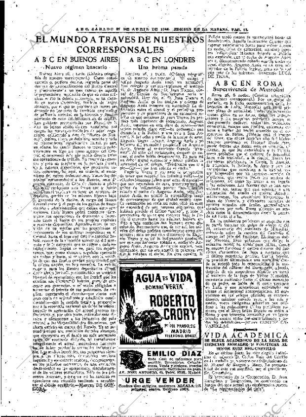 ABC MADRID 27-04-1946 página 13