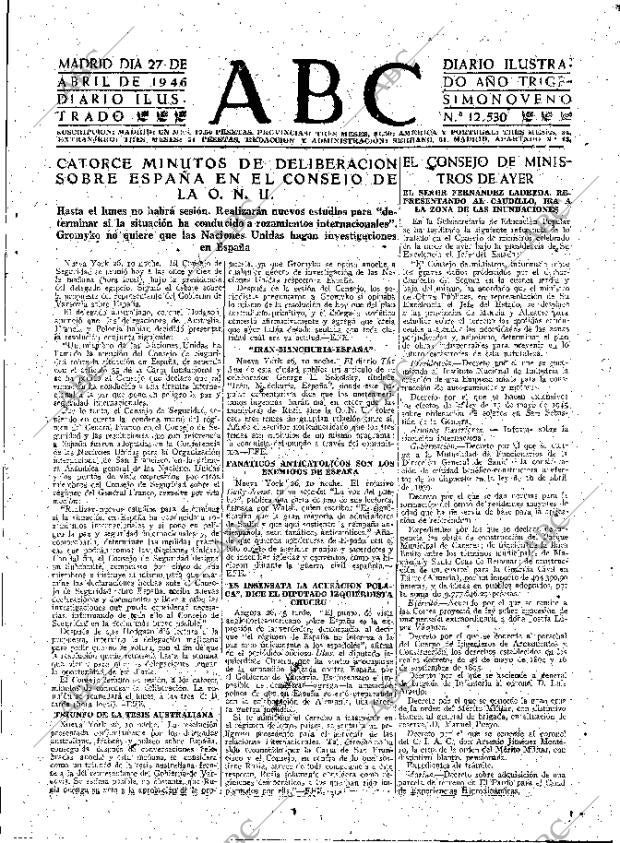 ABC MADRID 27-04-1946 página 7