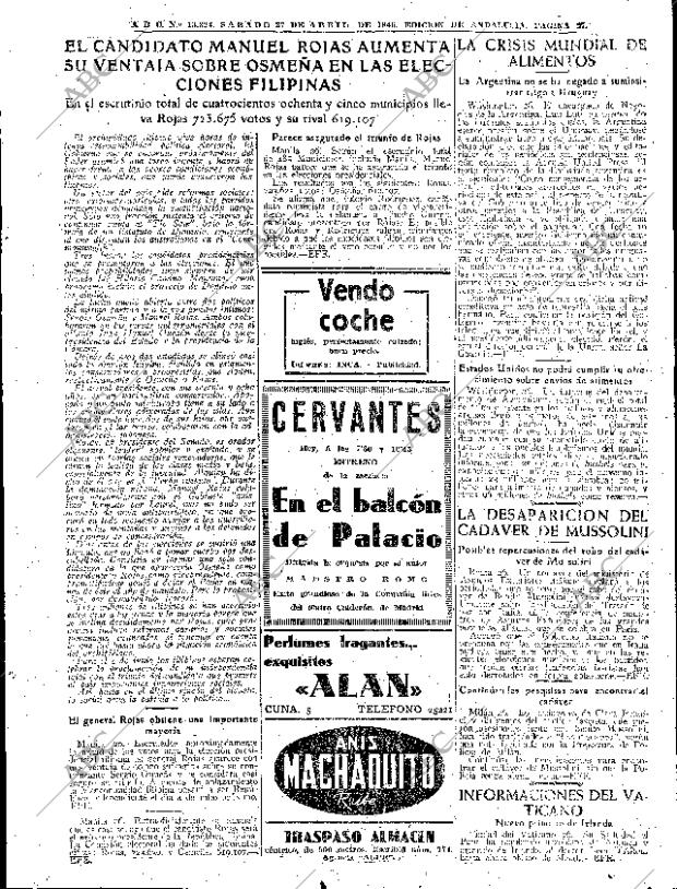 ABC SEVILLA 27-04-1946 página 27